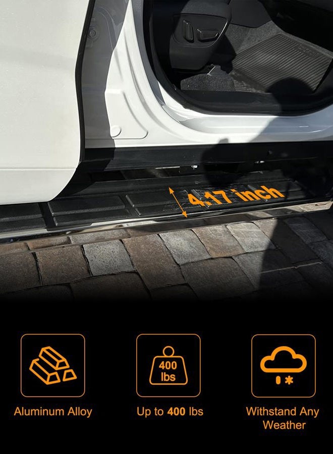 Snailfly Fit for 2020-2025 Toyota Highlander XU70 Running Boards Side Step Rail Board (4.17") - Image 4