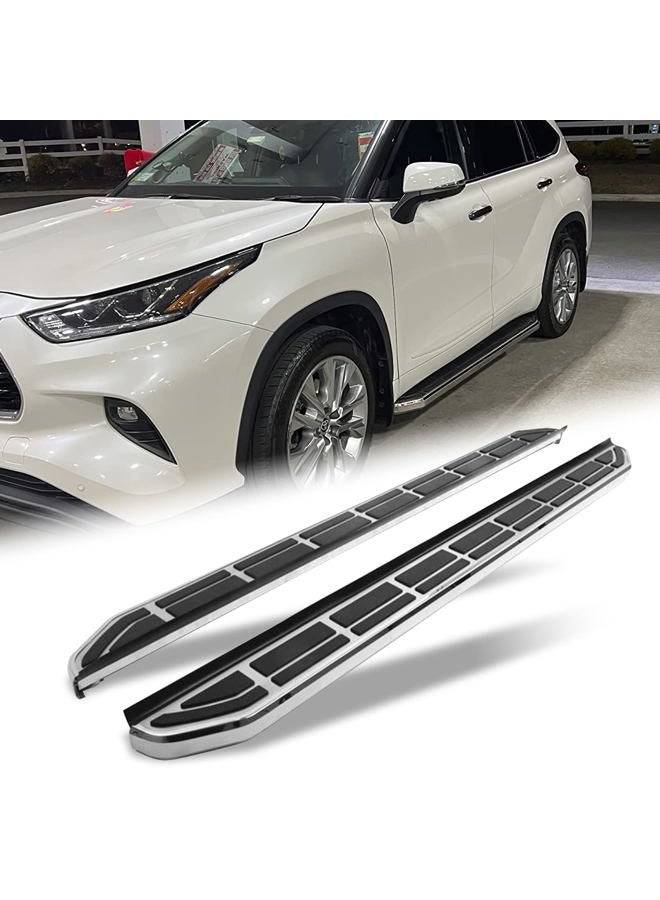 Snailfly Fit for 2020-2025 Toyota Highlander XU70 Running Boards Side Step Rail Board (4.17") - Image 1