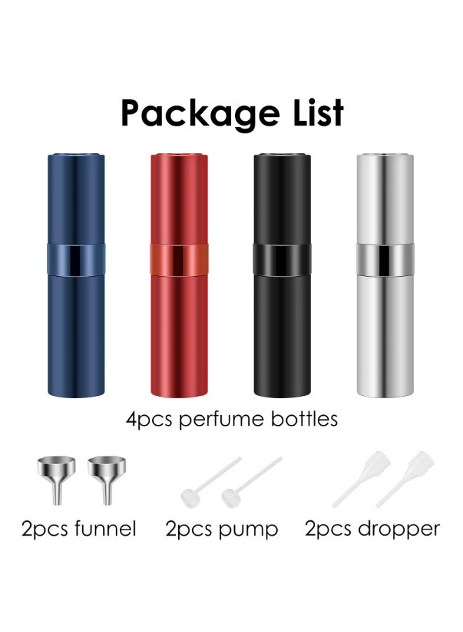 NajmStyle 8ml Travel Atomizer Bottles Refillable, Sprayer Pocket Dispenser(4 Pack) - Image 2