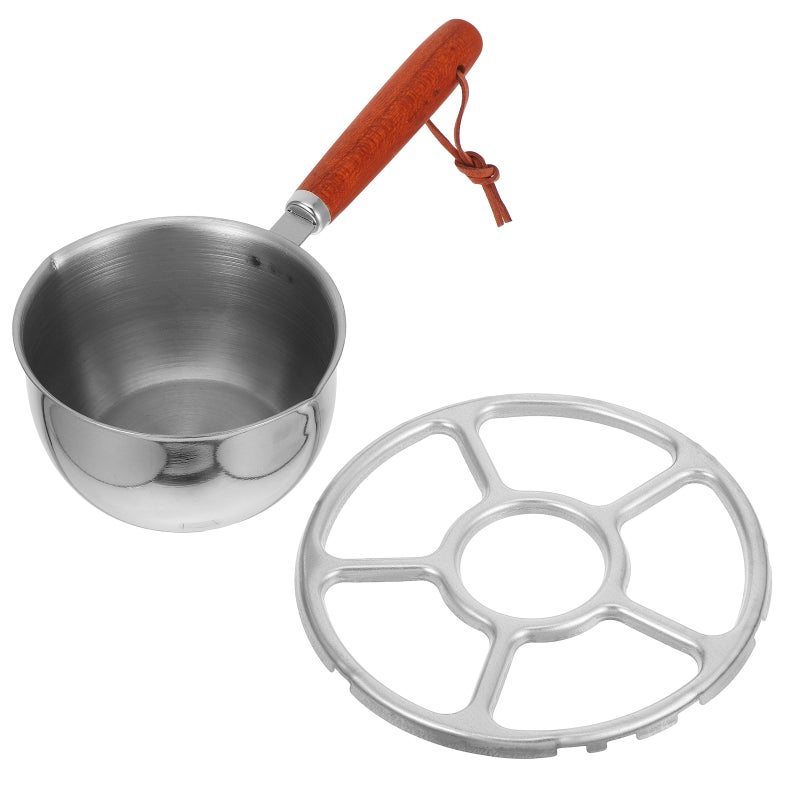 Stainless Steel Small Pan Mini Cooking Pot with Pour Spout Hot Oil Pan Butter Chocolate Melting Pot Baby Food Saucepan 300ml - Image 5