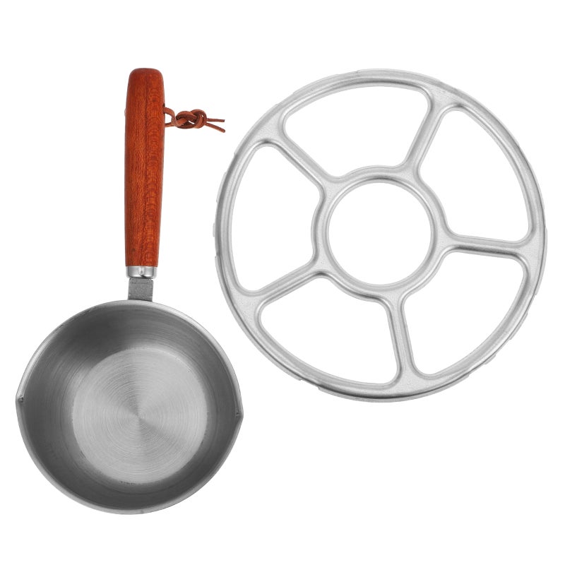 Stainless Steel Small Pan Mini Cooking Pot with Pour Spout Hot Oil Pan Butter Chocolate Melting Pot Baby Food Saucepan 300ml - Image 4