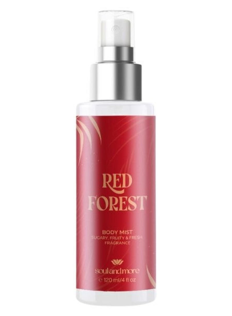 SOUL & MORE Red Forest Body Mist 120ml - Image 1