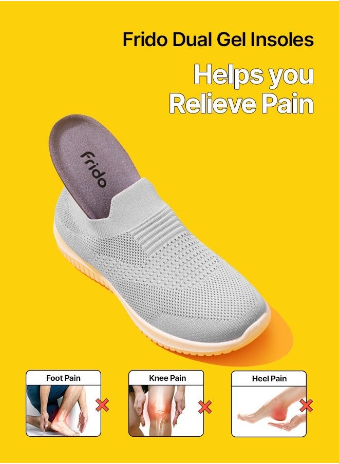 Frido - Dual Gel Heavy Duty Trimmable Insoles Thick Shoe Inserts Pack of 1 Pair - Image 1
