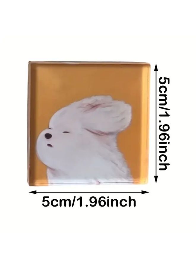30pcs 5x5cm Transparent Acrylic Refrigerator Magnet DIY Kit For Photo Frame Handmade Gift - Image 5