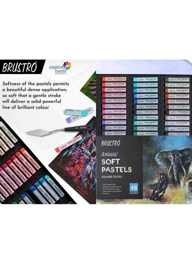 Brustro Artists Soft Pastels Set of 48 - pzsku/Z686CAAAF7D0B98BF13CEZ/45/_/1741329831/b69a0072-e22b-4b11-bb2c-1f8cc8f8d9b3