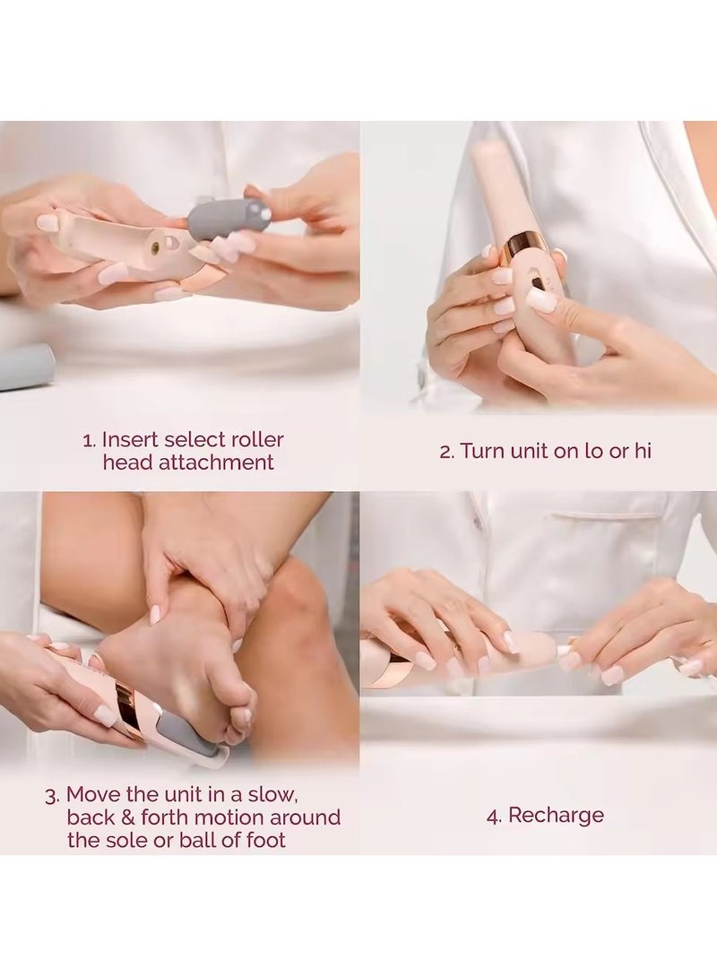 Goolsky Electric Callus Remover for Feet Rechargeable Foot File Pedicure Tool Portable Foot Callus Remover Waterproof - Image 5