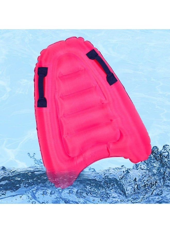 GGEROU Inflatable Surf Body Board,Inflatable Surfboard Kickboard with Handles Foldable Swimming Pool Floating Pad for Both Adults Beginner and Childs Portable Boogie Boards  - Image 3