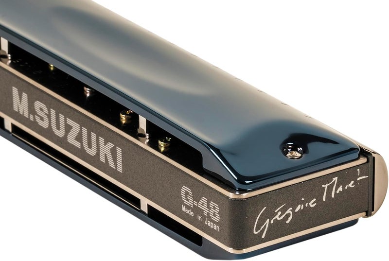 Suzuki Chromatic Harmonica G-48 Metal Cover Model in Key of C - Image 3