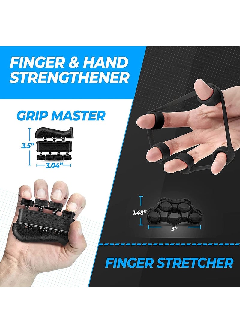 Arabest 5 Pcs Hand Grip Strengthener,Premium Adjustable Hand Grips for Strength Training,Wrist and Forearm Trainer,11～132lbs Hand Workout Kit  - Image 4