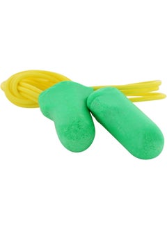Howard Leight Howard Leight by Honeywell Maximum Lite Low Pressure Corded Disposable Foam Earplugs, Box of 100 Pairs (LPF-30) ,Green 