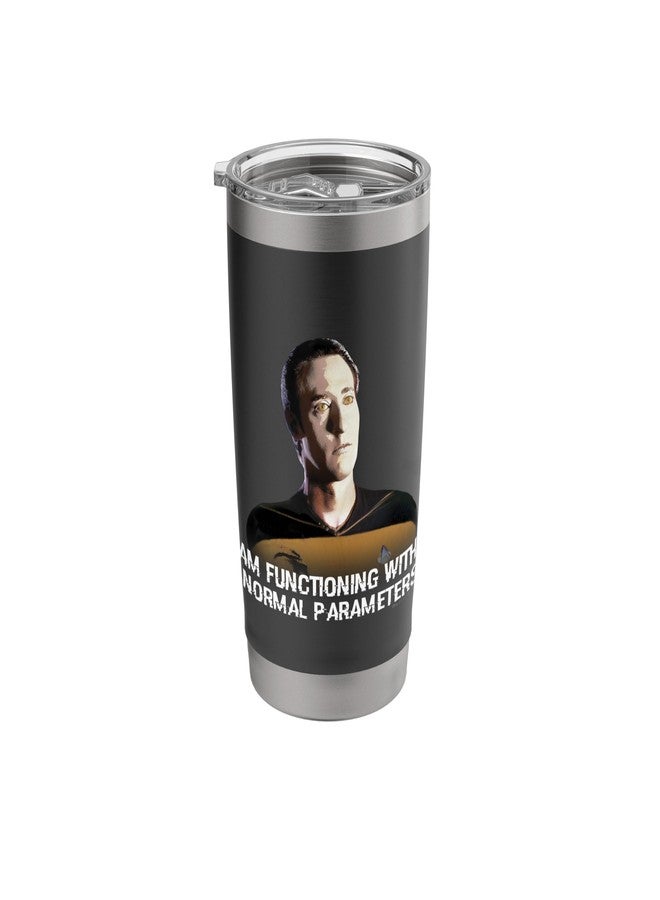 Star Trek: The Next Generation Data Parameters Stainless Steel Insulated Tumbler - Image 1