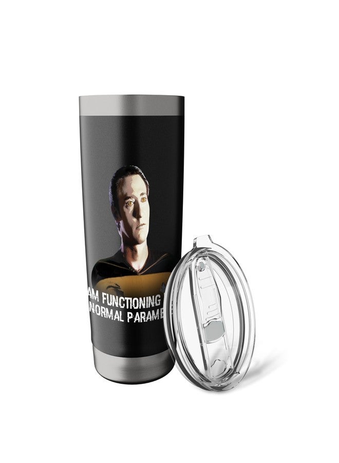 Star Trek: The Next Generation Data Parameters Stainless Steel Insulated Tumbler - Image 5