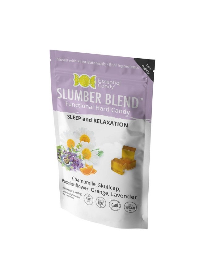 Slumber Blend Functional Hard Candy | Sleep Issues, Tranquility, Relaxation | Organic Chamomile, Skullcap, Passionflower, Orange, Lavender | Gluten-Free, Non-GMO, Vegan - 24 Count (Pack of 1) - Image 2