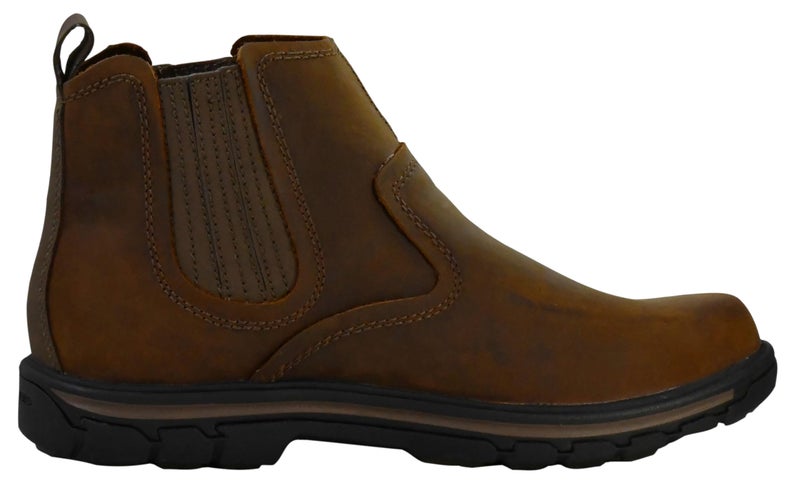 Skechers Men's Relaxed Fit Segment - Dorton, Dark Brown, 8.5 - Image 4