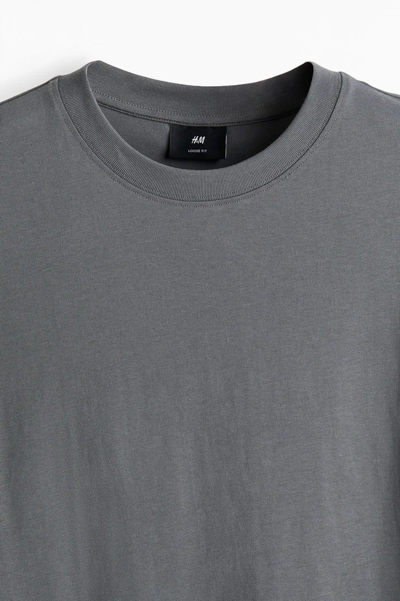 اتش اند ام تي-شيرت بقصة واسعة