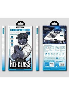 AMIGO.GA Iphone 15 Pro Premium Tempered Glass Screen Protector Full Glue - Black