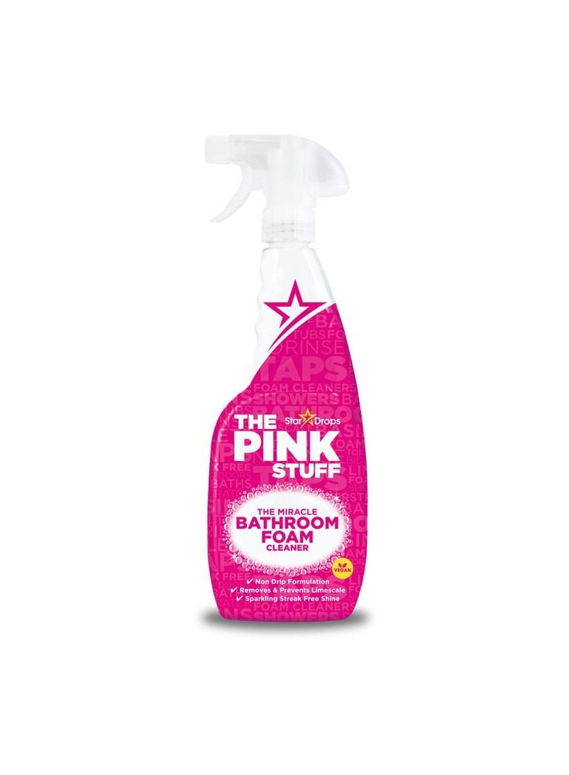 THE PINK STUFF The Miracle Bathroom Foam Cleaner Liquid 750ml - Image 1