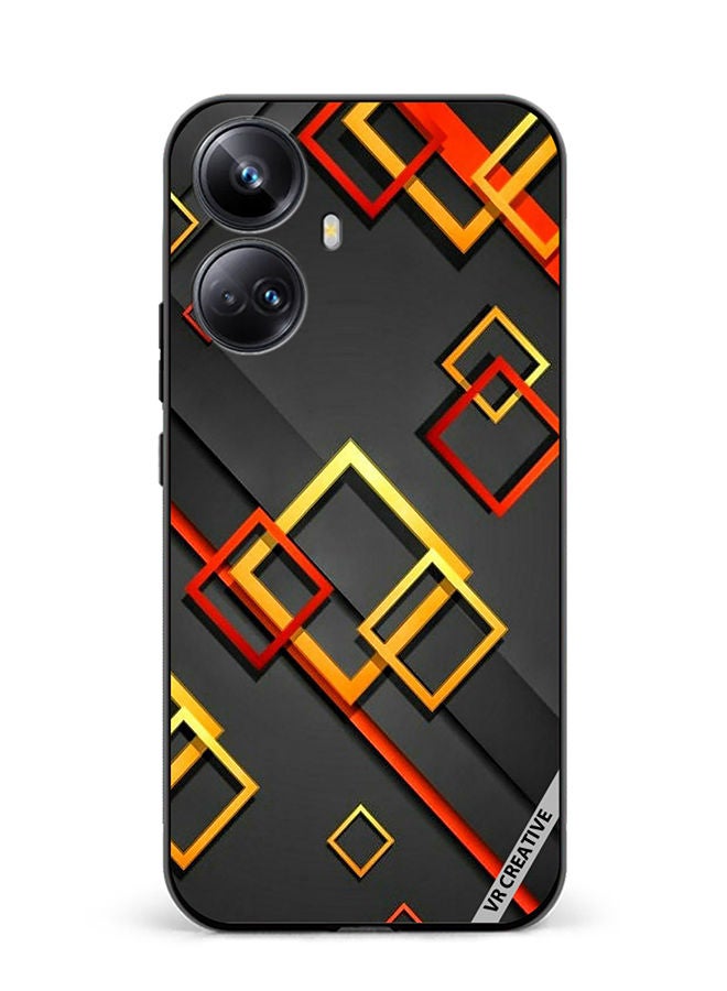 VR CREATIVE Protective Case Cover For Realme 10 Pro Plus Abstract Design Multicolour - Image 1