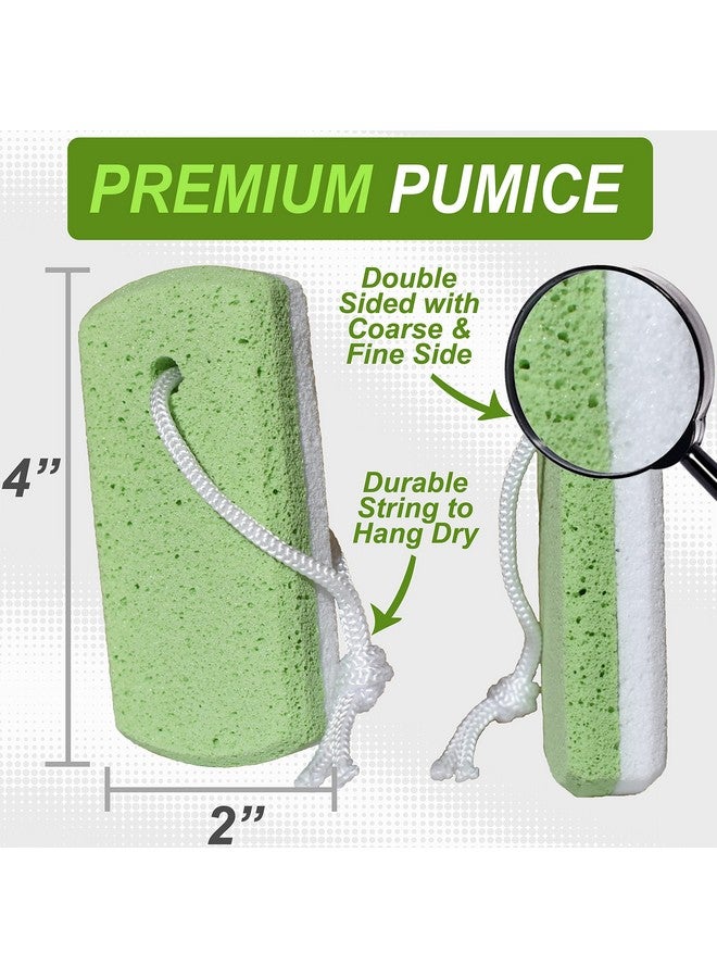 EntreFeet Dr. Entre'S Pumice Stone For Feet 4 Pack Callus Remover Dead Skin Scraper Exfoliator For Scrubber Use Pedicure Tools Cracked Heels Foot Care - Image 2