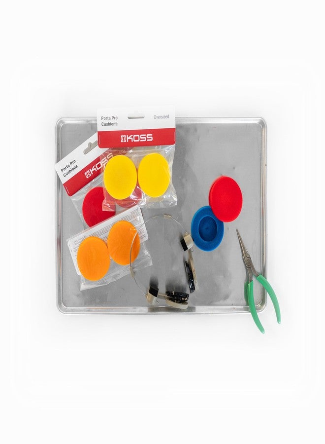 كوس وسادات أذن بديلة كبيرة الحجم من Koss الرسمية لسماعات Porta Pro وKPH40 Utility وKSC75، لون أزرق - Image 4