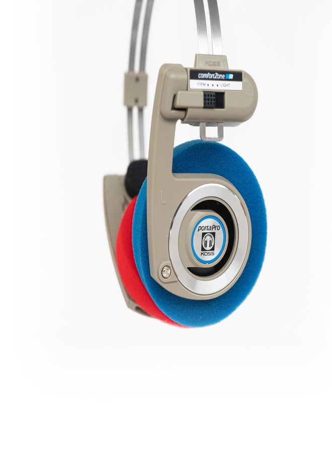 كوس وسادات أذن بديلة كبيرة الحجم من Koss الرسمية لسماعات Porta Pro وKPH40 Utility وKSC75، لون أزرق - Image 3