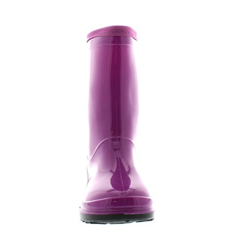 Itasca Unisex-Child Youth Puddle Hopper Waterproof Rain Boot, Purple, 10.0 Standard US Width US Little Kid - Image 3
