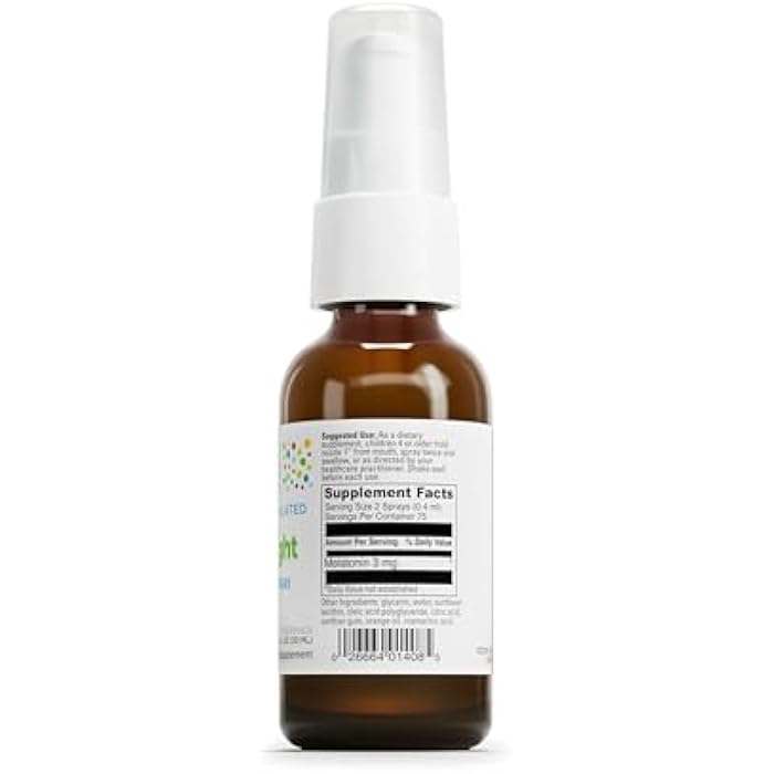Davinci Little DaVinci Sleep Tight - Kids Melatonin Supplement to Support Restful Sleep, Focus, Cognitive Health and Social and Verbal Skills* - With 3mg Melatonin - Citrus Flavor - 30ml, 75 Servings - Image 2