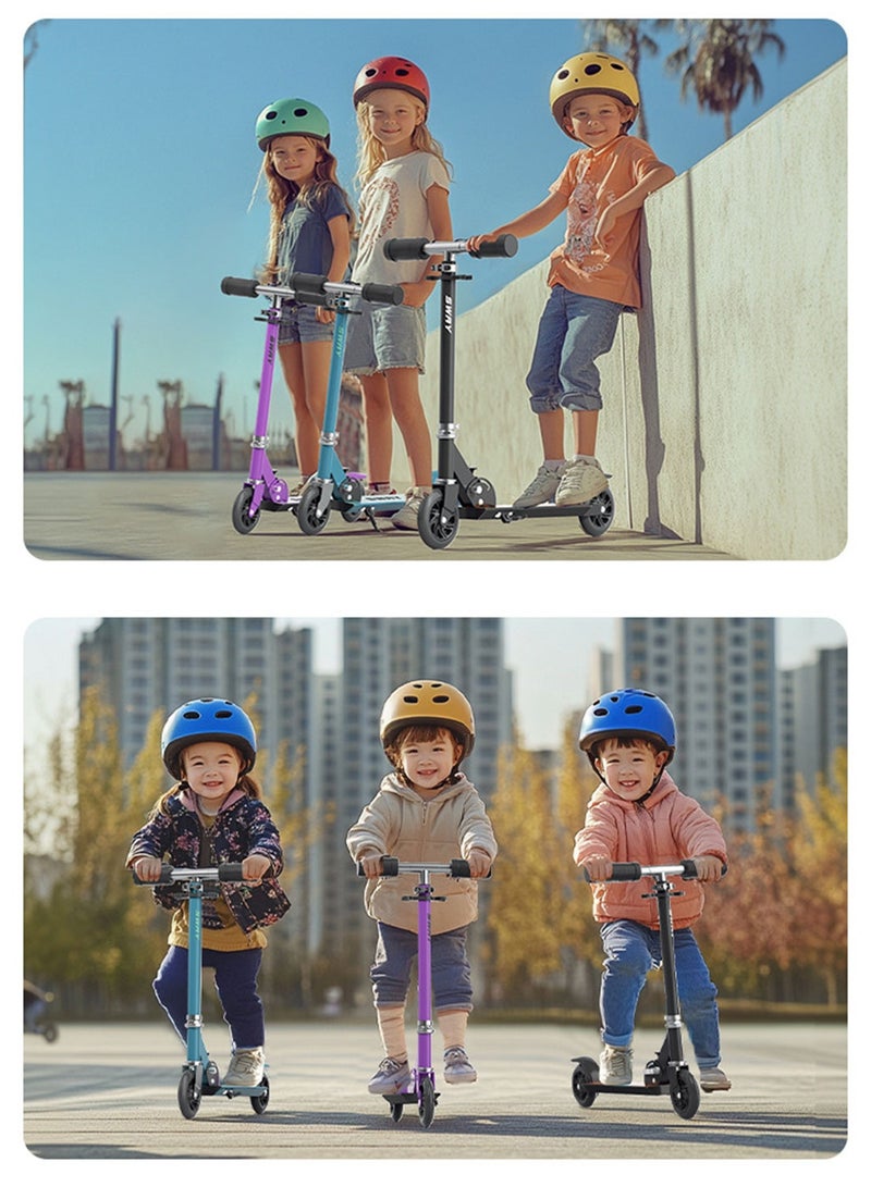 sway سكوتر قابل للطي، مع مقبض قابل للتعديل، سهل الطي، للأطفال من 6-12 سنة - Image 5