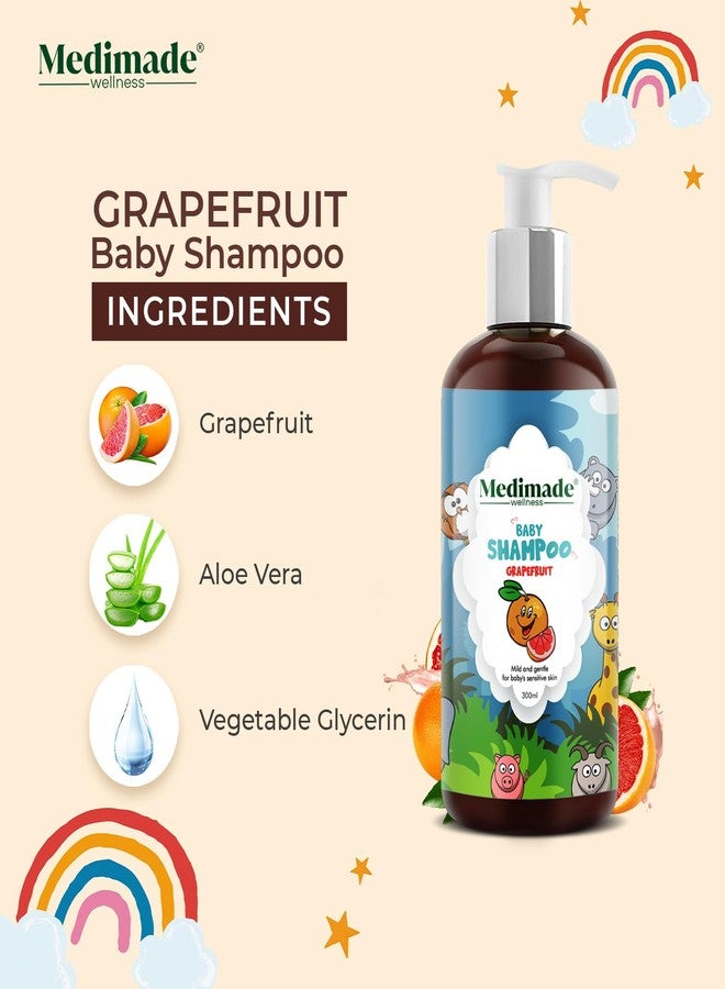 Medimade Baby Shampoo Grapefruit Mild and gentle for Baby's Sensitive Skin - 300ml - Image 3