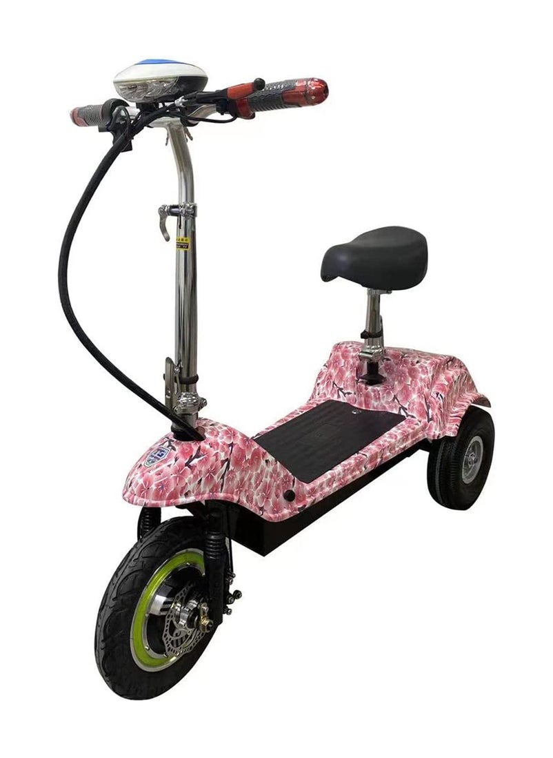 Top Gear - Top Gear Adult Electric Scooter TG 50 350W Brushless Motor Max Speed 35km/h Drive 12inch Tire in Front Folding Commuting Scooter 36V 12AH Lead Acid Battery Pink - Image 1