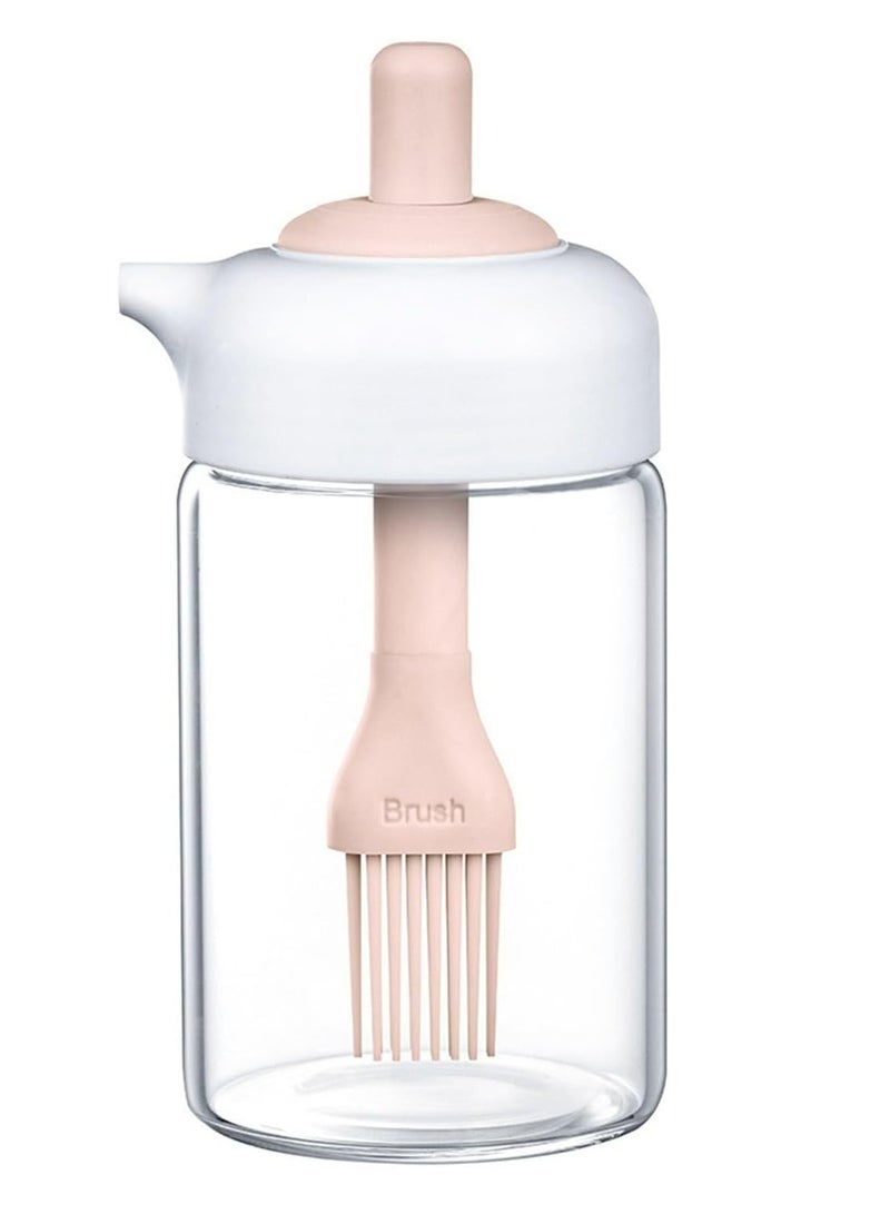 Loquat Cooking Olive Oil Bottle Dispenser for Kitchen，Oil Container Dispenser with Brush - Image 1