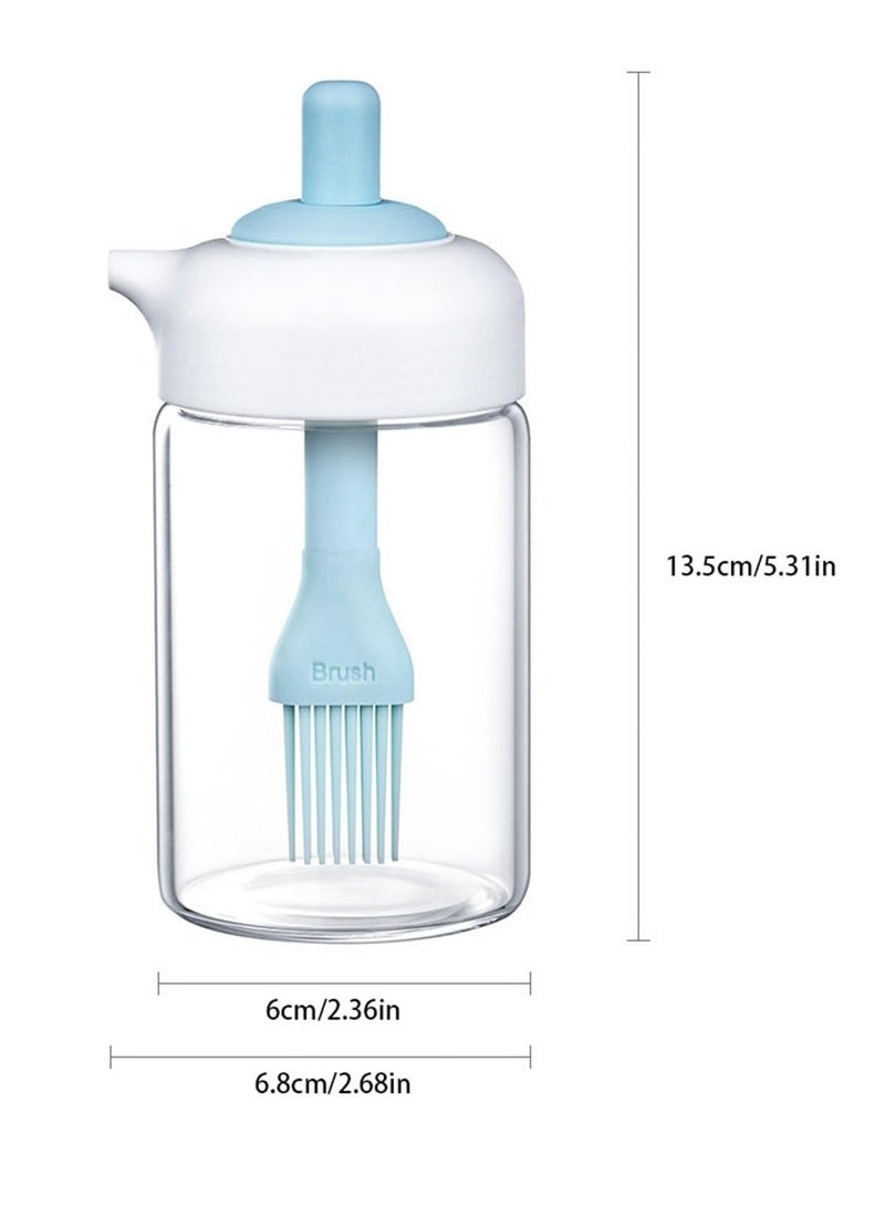 Loquat Cooking Olive Oil Bottle Dispenser for Kitchen，Oil Container Dispenser with Brush - Image 2