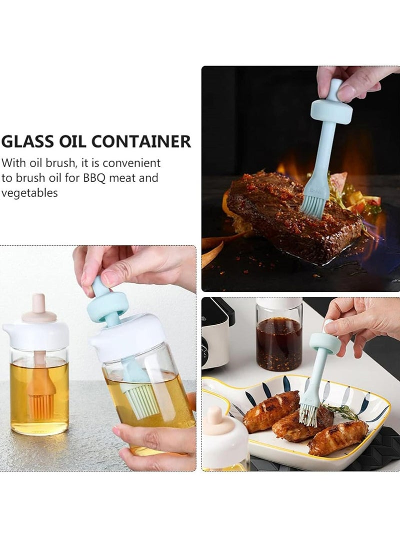 Loquat Cooking Olive Oil Bottle Dispenser for Kitchen，Oil Container Dispenser with Brush - Image 5