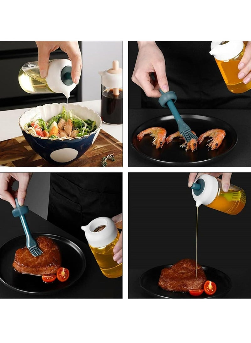 Loquat Cooking Olive Oil Bottle Dispenser for Kitchen，Oil Container Dispenser with Brush - Image 4