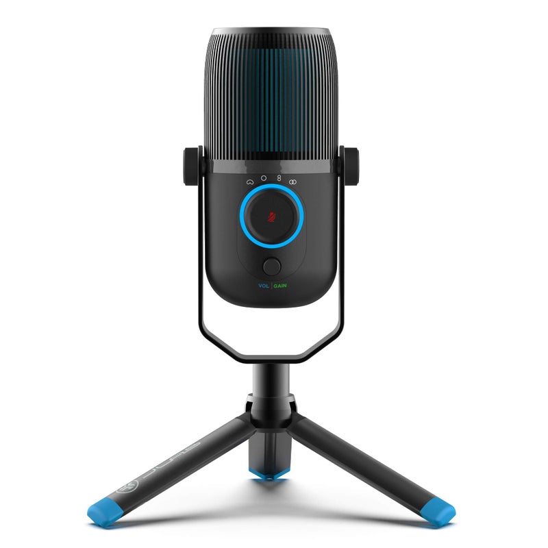 JLab Talk USB Microphone, USB-C Output, Cardioid, Omnidirectional, Stereo or Bidirectional, 96k Sample Rate, 20Hz, 20kHz Frequency Response, Volume, Gain Control, Quick Mute, Plug & Play - Image 1