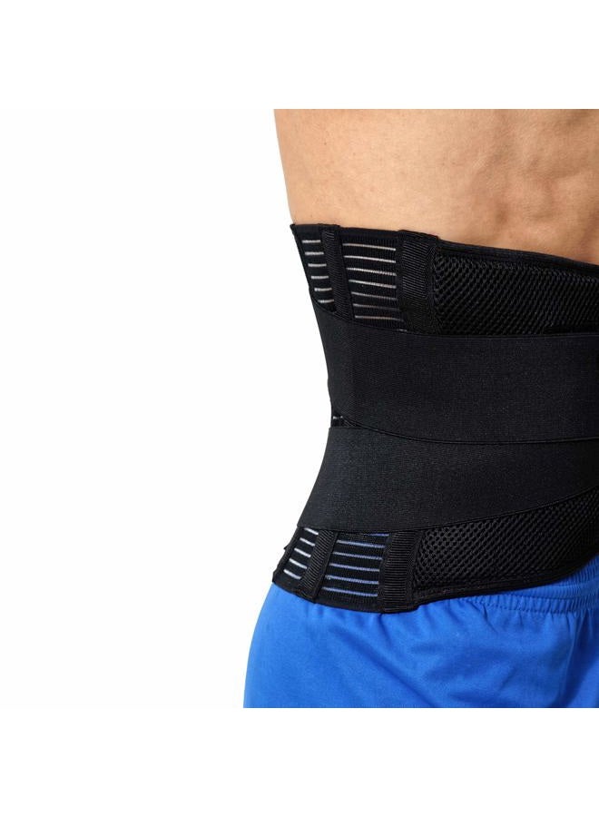 NEOtech Care - Lumbar Back Support - Adjustable Compression - Breathable - Posture Weight Lifting (Charcoal XXL) - Image 5