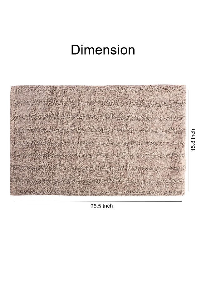 SASHAA WORLD Super Absorbent Non Slip BathMat | Bathmat for Living Room, Bathroom, Kitchen, Bedroom, Indoor & Outdoor | Brown Bathmat | 40 x 60 cm, Pack of 3 - Image 5