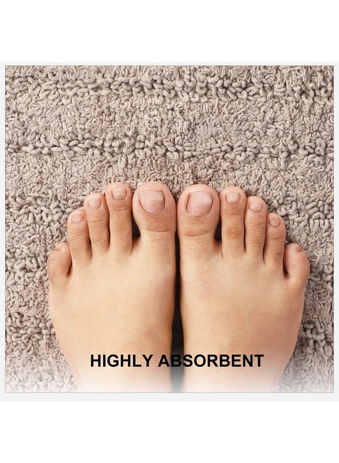 SASHAA WORLD Super Absorbent Non Slip BathMat | Bathmat for Living Room, Bathroom, Kitchen, Bedroom, Indoor & Outdoor | Brown Bathmat | 40 x 60 cm, Pack of 3 - Image 4