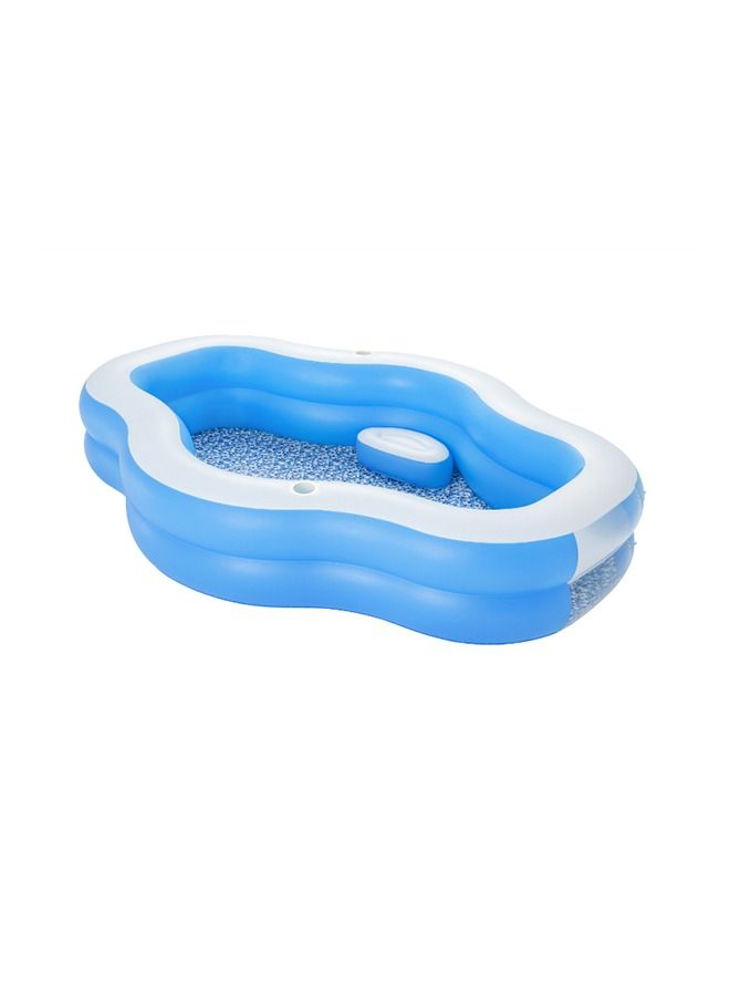 بست واي® مسبح عائلي معين رشاش مع كرسي وفتحة شفاف 2.70M X 1.98M X 51CM-26-54409 - Image 1