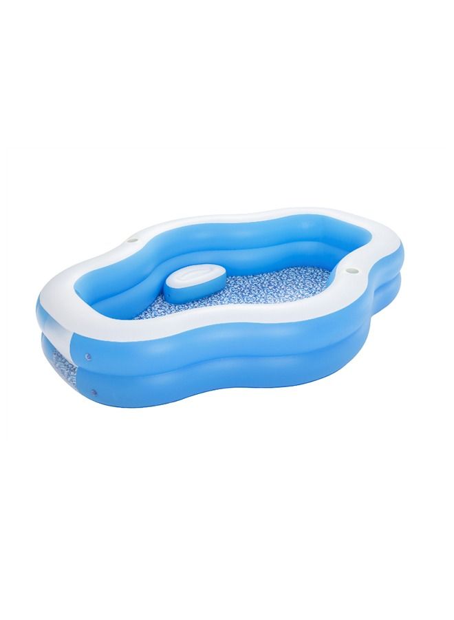 بست واي® مسبح عائلي معين رشاش مع كرسي وفتحة شفاف 2.70M X 1.98M X 51CM-26-54409 - Image 2
