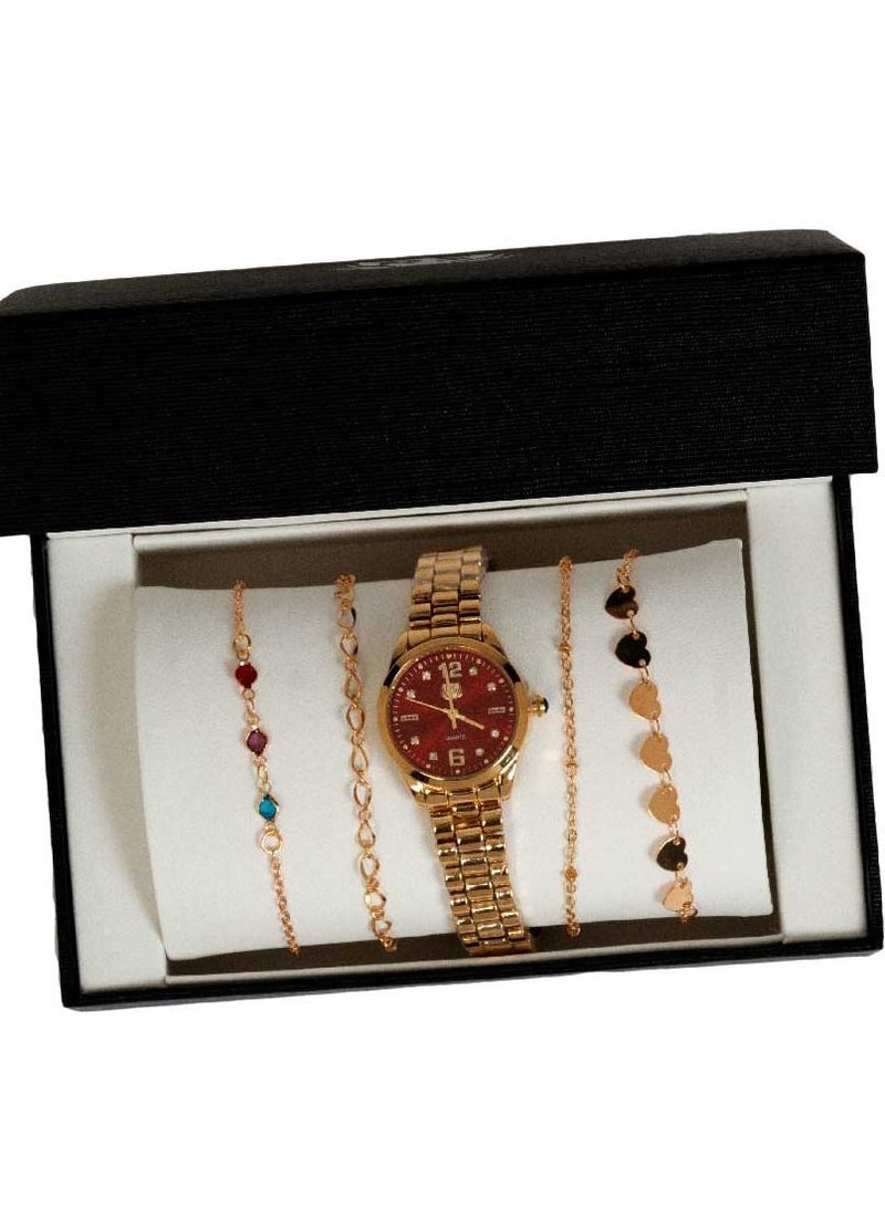 آر إس طقم ساعة نسائية - Image 1