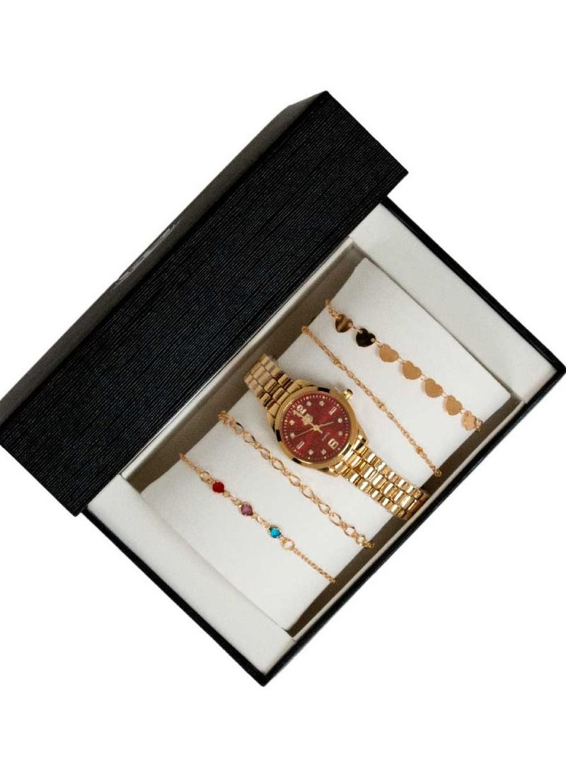 آر إس طقم ساعة نسائية - Image 4