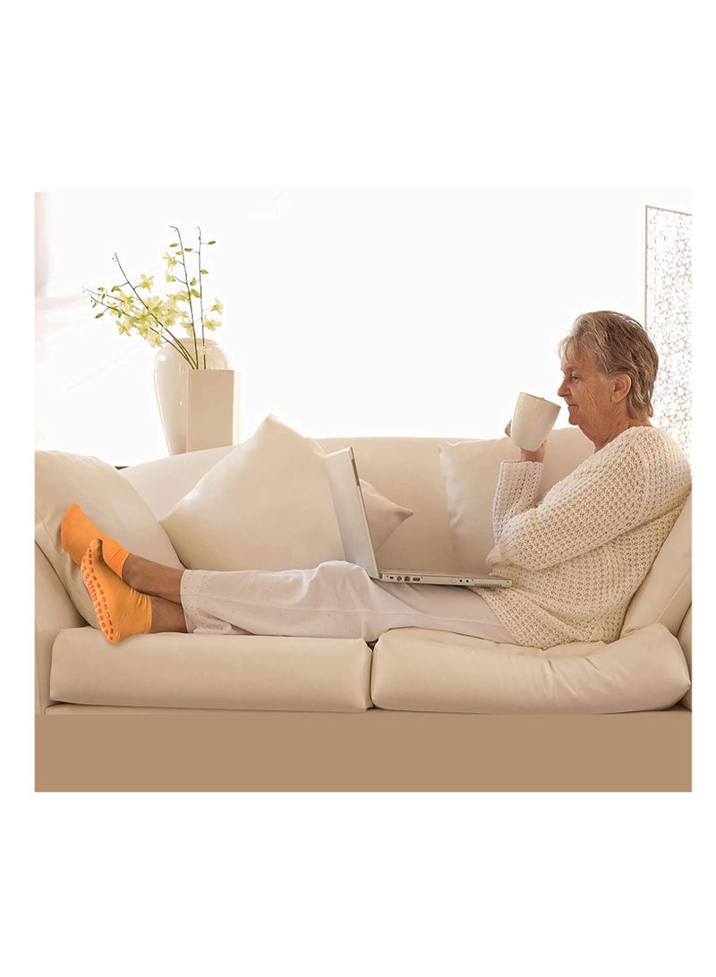 12 زوجًا من جوارب النعال غير القابلة للانزلاق للنساء - جوارب رياضية ويوجا مريحة من القطن (أسود) - Image 5