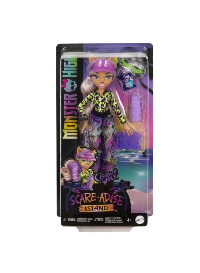 MONSTER HIGH دمية كلويدين وولف من جزيرة سكار-أدايس في مونستر هاي - Image 1