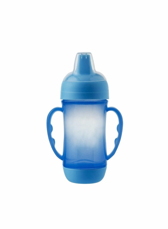 NVS KIDS Baby Spout Cup Sipper 240ml for Babies, Infants & Toddlers | Anti-Spill Sippy Cup with Soft Silicone Spout | BPA Free, Safe & Durable for Kids (Blue) - Image 1