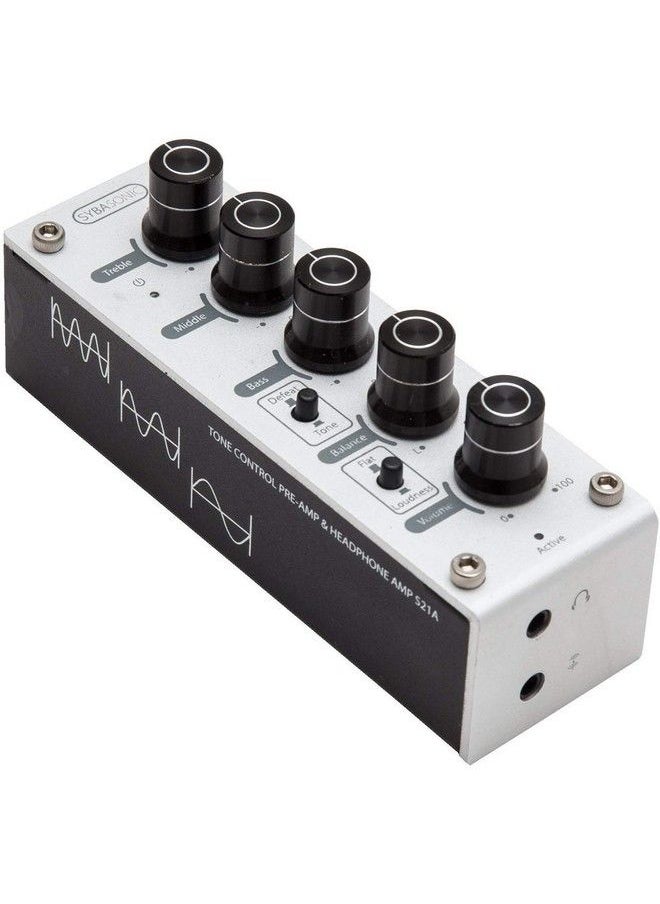 Syba - Sonic Sddac63106 Stereo 3 Band Tone Control Preamp And Headphone Amplifier - Image 1