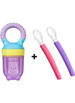 Feeding Set Purple (2-Piece Silicone Spoon + Fruit Strainer) - pzsku/Z686F00120341BF931177Z/45/_/1739948634/8f72819c-2db7-4ea1-98d2-cb50fe58417a