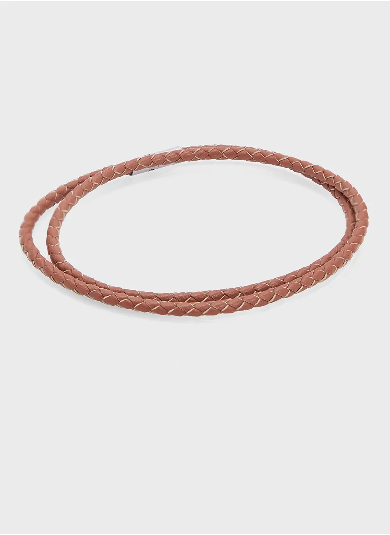 Ted Baker PPOUND Woven Leather Bracelet