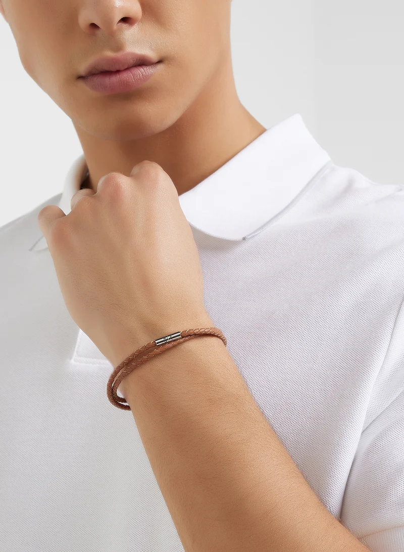 Ted Baker PPOUND Woven Leather Bracelet