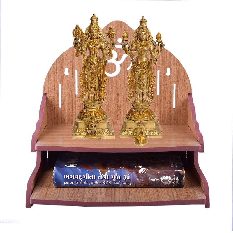 MS Enterprises Wooden Beautiful Plywood Mandir Pooja Room Home Decor Office OR Home Temple Wall Hanging Product 4